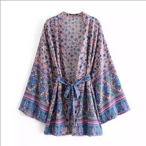 “The Tessa” Floral Bohemian Kimono